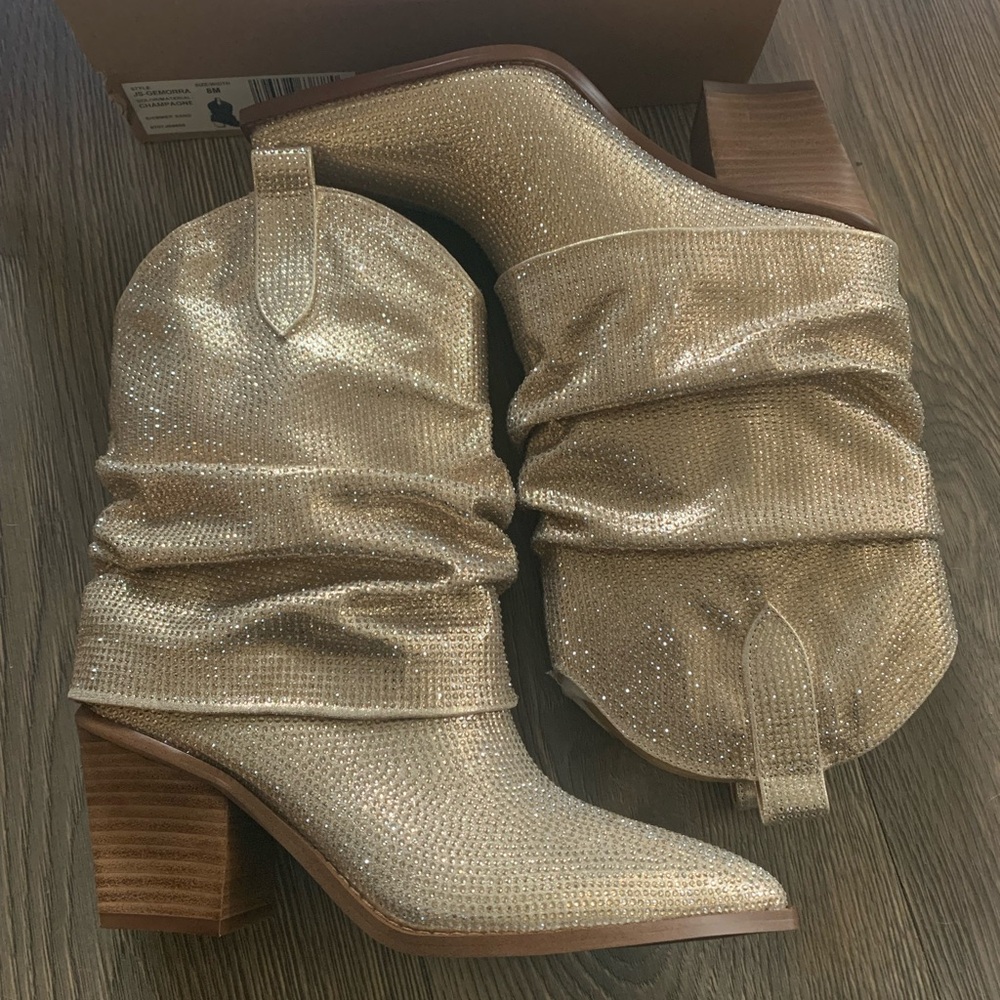 Rhinestone Western Jessica Simpson Boot size 8 women’s